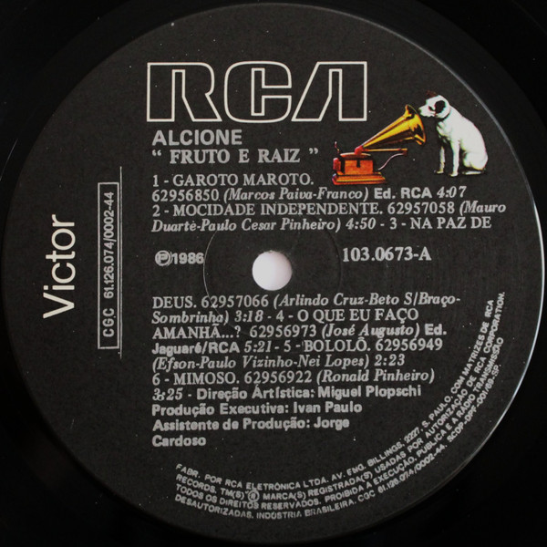 Alcione - Fruto E Raiz | RCA Victor (103.0673) - 3