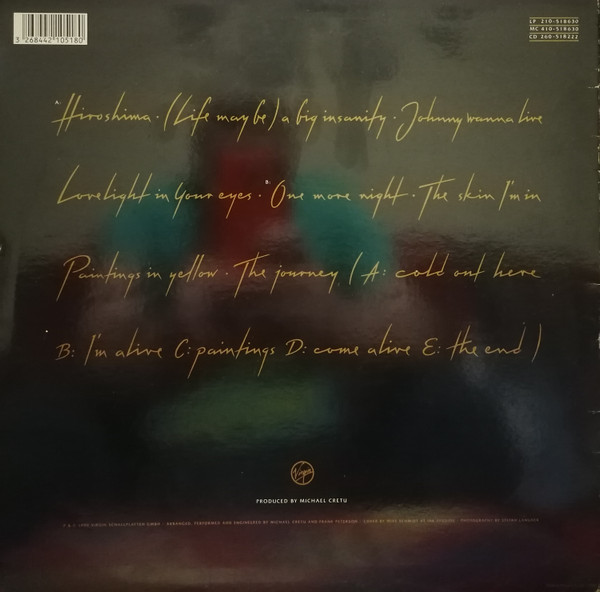 Sandra - Paintings In Yellow | Virgin (210-518630) - 2