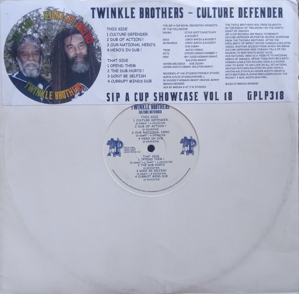 Twinkle Brothers - Culture Defender (Sip A Cup Showcase Vol. 18) | Gussie P Records (GPLP318) - 4