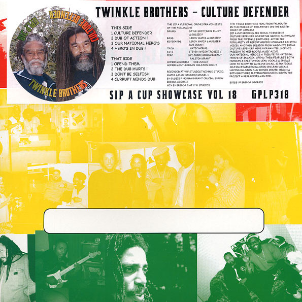 Twinkle Brothers - Culture Defender (Sip A Cup Showcase Vol. 18) | Gussie P Records (GPLP318) - 2