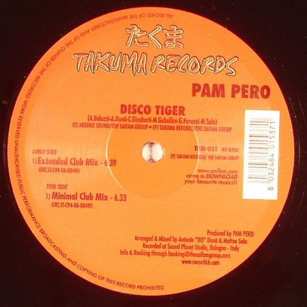 Pam Pero - Disco Tiger | Takuma Records (TKM 021)