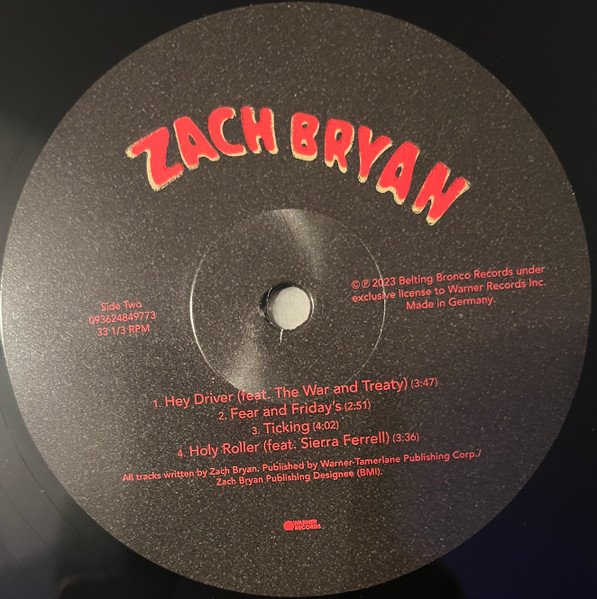 Zach Bryan - Zach Bryan | Warner Records (093624849773) - 4