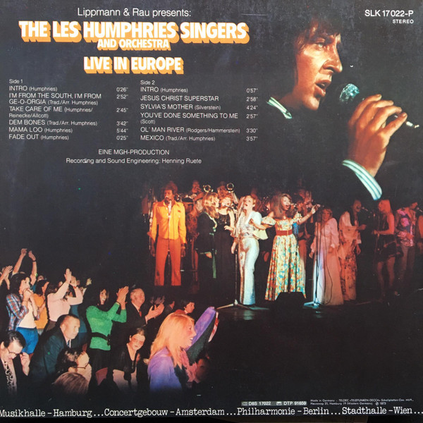 Les Humphries Singers And Orchester Les Humphries - Live In Europe | Decca (SLK 17 022-P) - 2