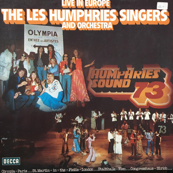 Les Humphries Singers And Orchester Les Humphries - Live In Europe | Decca (SLK 17 022-P) - main