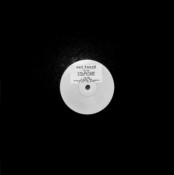 Various – V.A - Not Found 001 vinyl cover