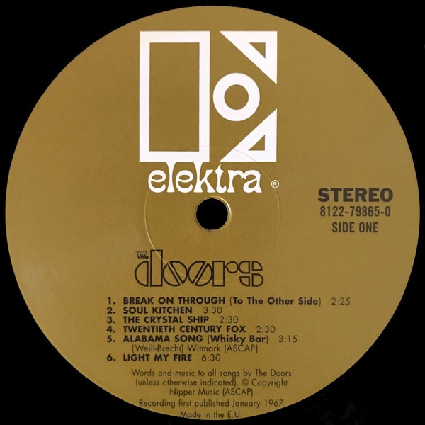 The Doors - The Doors LP | Elektra (8122-79865-0) - 3