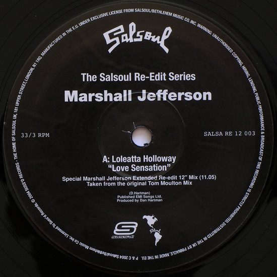 Loleatta Holloway / First Choice - Love Sensation / Dr Love (Marshall Jefferson 12" Re-Edit) | Suss'd Records (SALSA RE 12 003) - 3