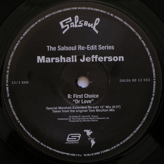 Loleatta Holloway / First Choice - Love Sensation / Dr Love (Marshall Jefferson 12" Re-Edit) | Suss'd Records (SALSA RE 12 003) - 4