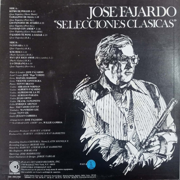Jose A. Fajardo - Selecciones Clasicas | Grabaciones Mundiales C.A. (GM-200-2760) - 2 Jose A. Fajardo - Selecciones Clasicas | Grabaciones Mundiales C.A. (GM-200-2760) - 2