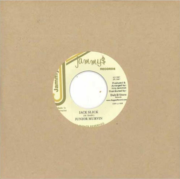 Junior Murvin / Anthony Johnson - Jack Slick / Dancehall Vibes | Jammy's Records (DSR-LJ-009)