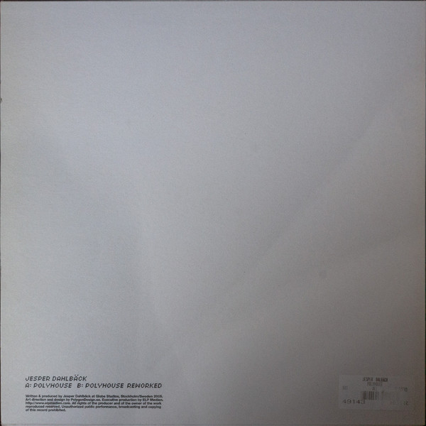 Jesper Dahlbäck - Polyhouse | DK Records (DX1) - 2 Jesper Dahlbäck - Polyhouse | DK Records (DX1) - 2