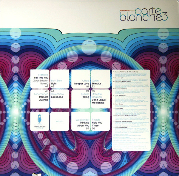 Various - Naked Music Presents Carte Blanche 3 | Naked Music Recordings (NMDLP011) - 3