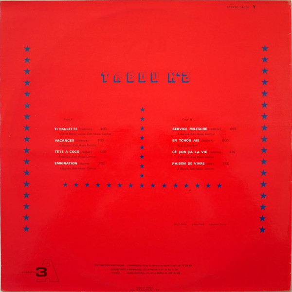 Tabou N°2 - Ti Paulette | 3A Production (3A 039) - 2