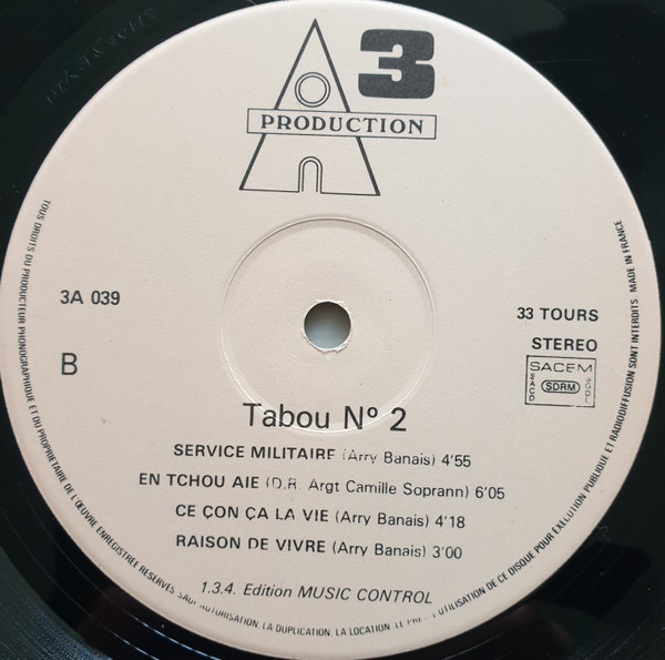 Tabou N°2 - Ti Paulette | 3A Production (3A 039) - 4