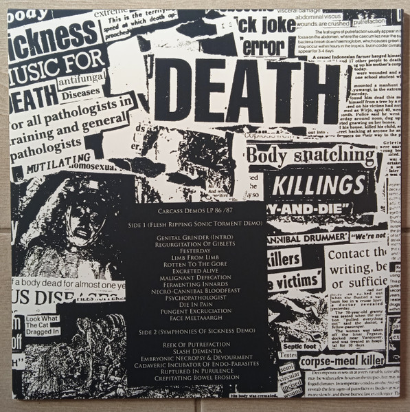 Carcass - Demos LP 86/87 | Not On Label (Carcass) (none) - 3