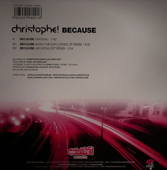 DJ Christophe - Because | The Hype Records (HYPE 001) - 2 DJ Christophe - Because | The Hype Records (HYPE 001) - 2