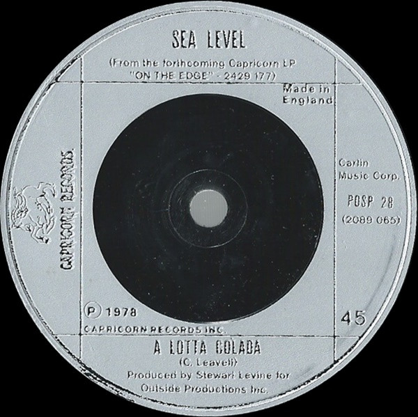 Sea Level - Fifty-Four | Capricorn Records (POSP 28) - 2