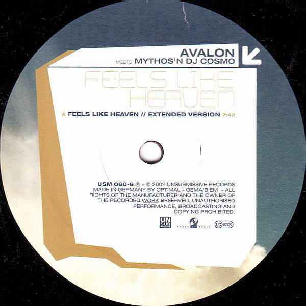 Avalon Meets Mythos 'N DJ Cosmo - Feels Like Heaven | Unsubmissive Records (USM-060-6) - 2