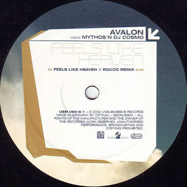 Avalon Meets Mythos 'N DJ Cosmo - Feels Like Heaven | Unsubmissive Records (USM-060-6) - 3