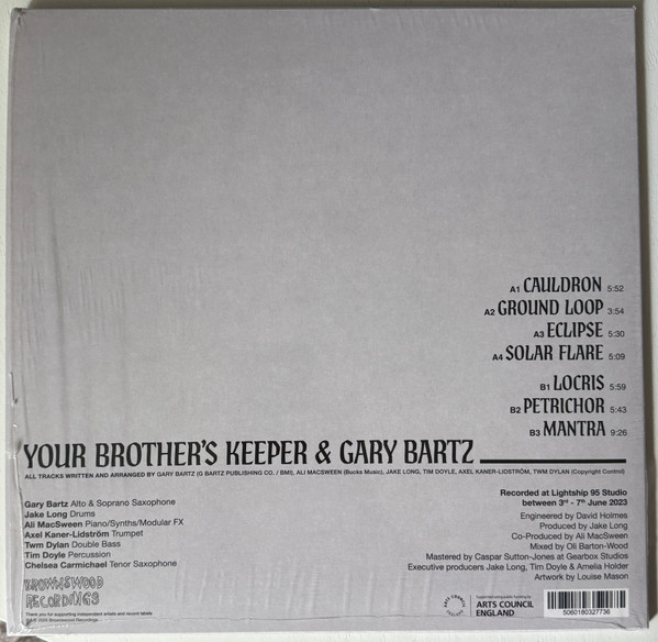 Your Brother's Keeper & Gary Bartz - Where Rivers Meet | Brownswood Recordings (BWOOD445LP) - 2
