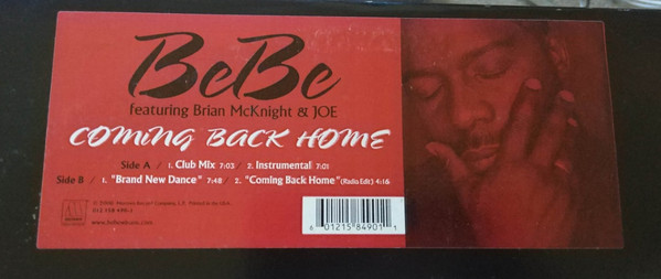 BeBe Featuring Brian McKnight & JOE - Coming Back Home | Motown (012 158 490-1) - 3 BeBe Featuring Brian McKnight & JOE - Coming Back Home | Motown (012 158 490-1) - 3