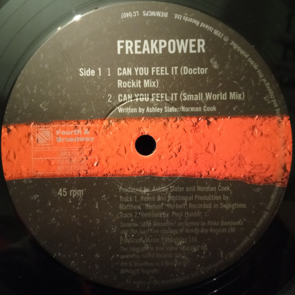 Freakpower - Can You Feel It | 4th & Broadway (12 BRX 335 DJ) - 2 Freakpower - Can You Feel It | 4th & Broadway (12 BRX 335 DJ) - 2