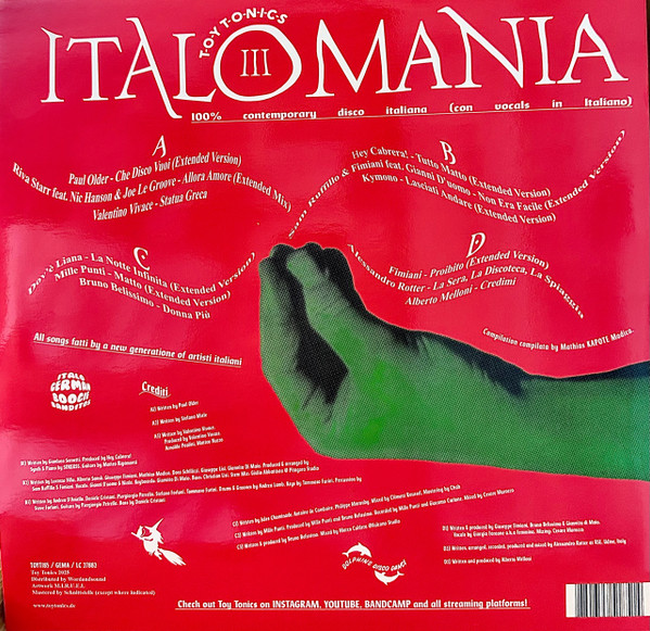 Kapote - Italomania III (The New Wave Of Italian Disco) | Toy Tonics (TOYT185) - 2