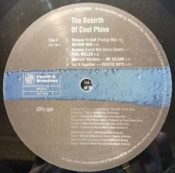 Various - The Rebirth Of Cool Phive | 4th & Broadway (BRLPD 617) - 6