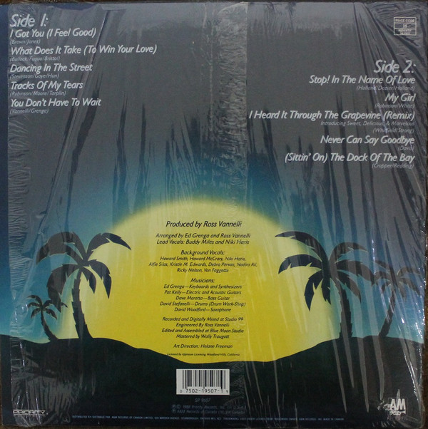 The California Raisins - Sweet, Delicious, & Marvelous | Priority Records (SP 9507)