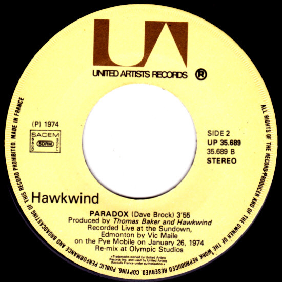 Hawkwind - You'd Better Believe It | United Artists Records (UP 35689) - 4