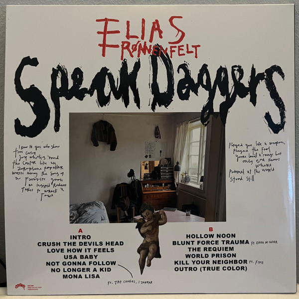 Elias Bender Rønnenfelt - Speak Daggers | Escho (ESC206) - 3 Elias Bender Rønnenfelt - Speak Daggers | Escho (ESC206) - 3