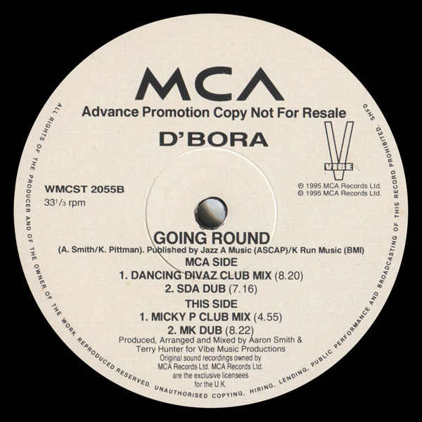 D'Bora - Going Round | MCA Records (WMCST 2055) D'Bora - Going Round | MCA Records (WMCST 2055)