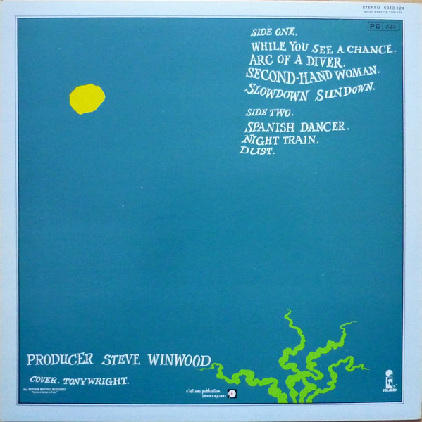 Steve Winwood - Arc Of A Diver | Island Records (6313 124) - 2