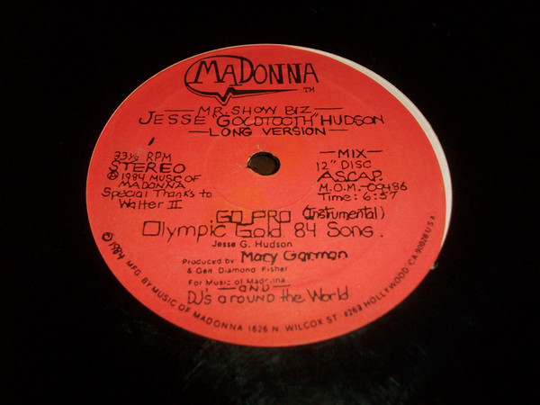 Jesse 'Goldtooth' Hudson - Go Pro (Olympic Gold Song '84) | Madonna (MOM-09485) - 2