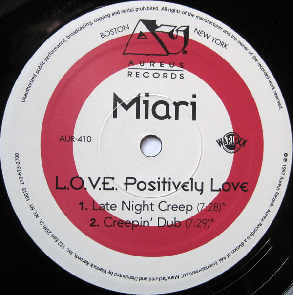 Miari - L.O.V.E. Positively Love | Aureus Records (AUR-410) - main