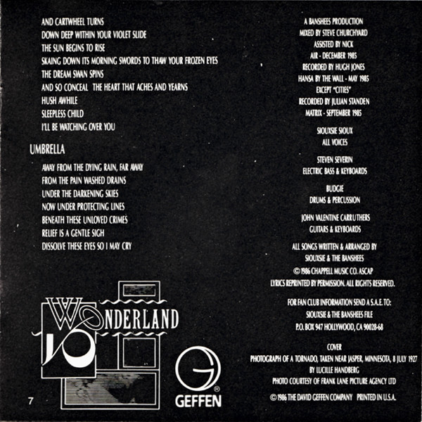 Siouxsie & The Banshees - Tinderbox | Geffen Records (9 24092-2) - 4