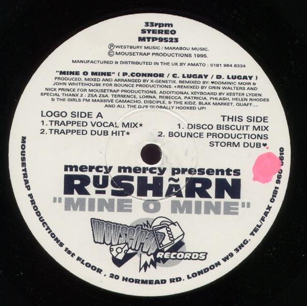 Rusharn - Mine O Mine | Mousetrap Records (MTP9523)