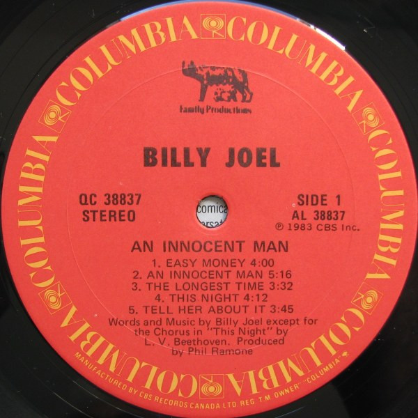 Billy Joel - An Innocent Man | Columbia (QC 38837) - 3