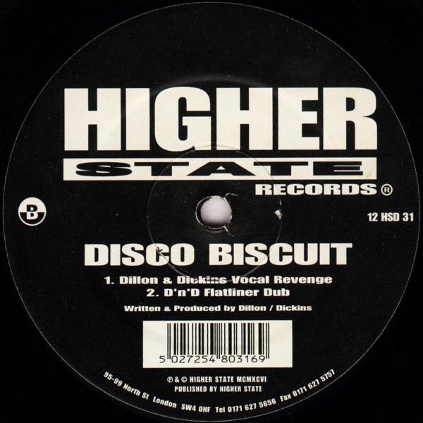 Disco Biscuit - Disco Biscuit | Higher State Records (12 HSD 31) - 4