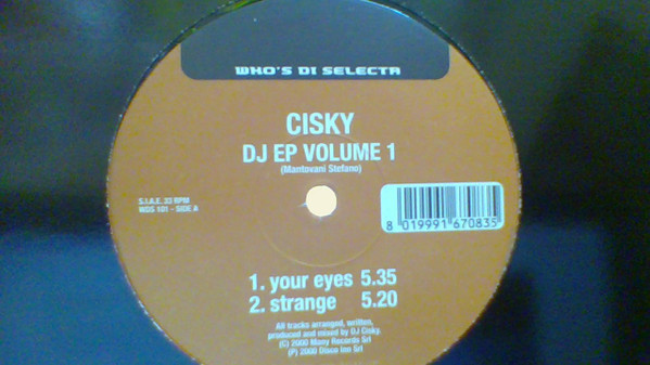 Cisky - DJ EP Volume 1 | Who's Di Selecta? (WDS 101)