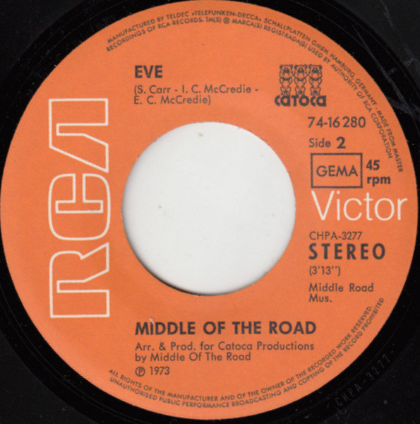 Middle Of The Road - Yellow Boomerang | RCA Victor (74-16 280) - 4 Middle Of The Road - Yellow Boomerang | RCA Victor (74-16 280) - 4