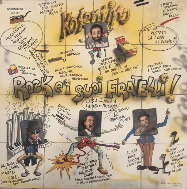 Kosentino & Rock E I Suoi Fratelli - Kacchio Ma Sei Scemo | Fonit Cetra (DLP 644) Kosentino & Rock E I Suoi Fratelli - Kacchio Ma Sei Scemo | Fonit Cetra (DLP 644)