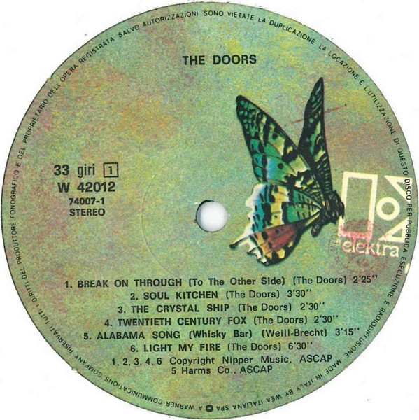 The Doors - The Doors | Elektra (W 42012) - 3