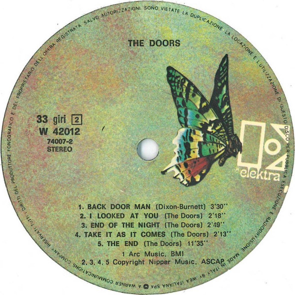 The Doors - The Doors | Elektra (W 42012) - 4