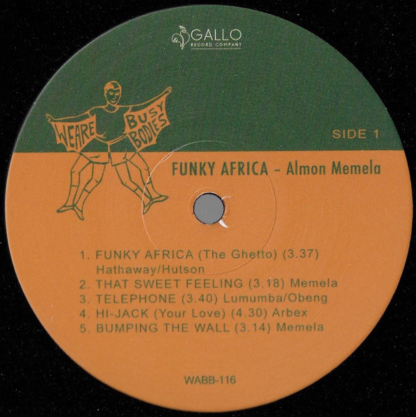 Almon Memela - Funky Africa | We Are Busy Bodies (WABB-116) - 3