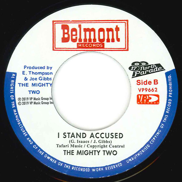 Gregory Isaacs / The Mighty Two - Babylon Too Rough / I Stand Accused | Belmont Records (none) - 2