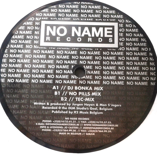 DJ Jenny - Pills | No Name Records (NN 4024)