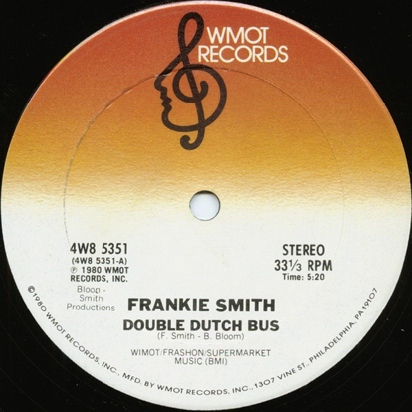 Frankie Smith - Double Dutch Bus / Double Dutch | WMOT Records (4W8 5351)