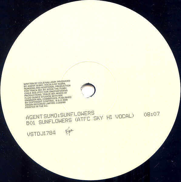 Agent Sumo - Sunflowers | Virgin (VSTDJ1784) - 3
