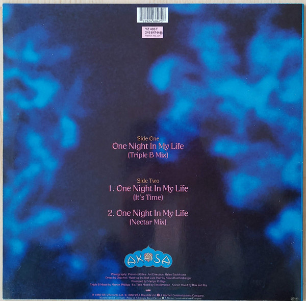 Akasa - One Night In My Life | WEA (YZ405T) - 2